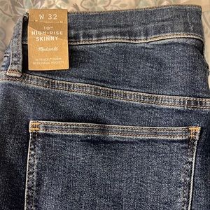 NWT Madewell 32 10in Skinny Jeans